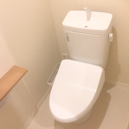 画像：トイレ設置後